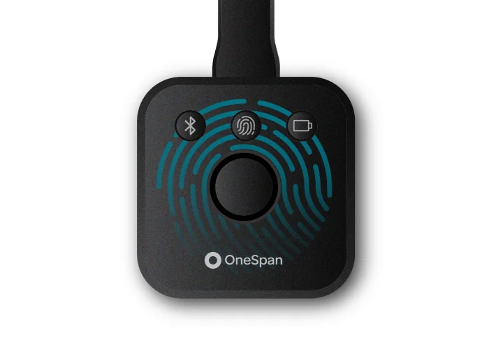 DIGIPASS FX1 BIO FIDO2 hardware security key with fingerprint sensor
